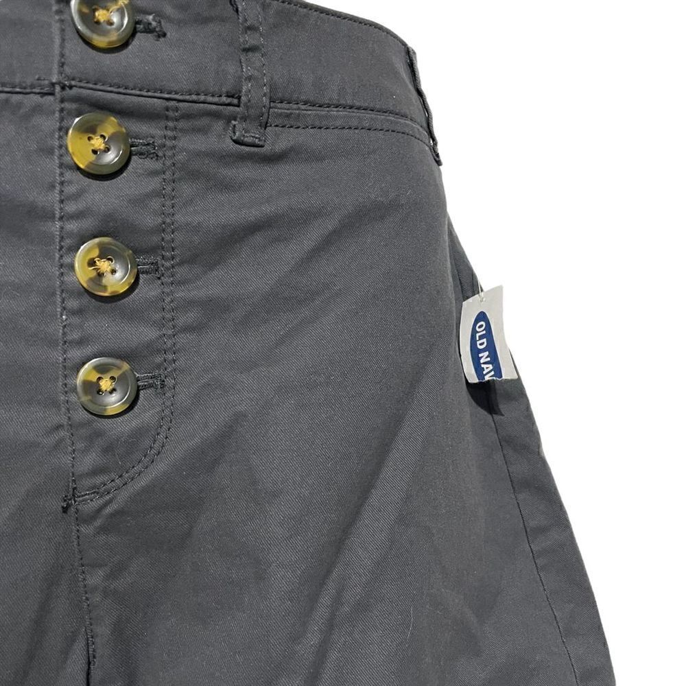 NWT Old Navy Women’s Charcoal Gray Button Up Shorts Size 4 - Picture 4 of 15
